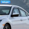 Nilight in-Channel Window Visors for Honda Pilot 2016-2022, Not Fit for Touring/Elite/Black Edition, Side Window Deflectors Rain Guards for Cars, Sleek Low Profile Design, Light Smoky Blue, 4PCS(Honda Civic Sedan 2016-2021)