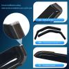 Nilight in-Channel Window Visors for Honda Pilot 2016-2022, Not Fit for Touring/Elite/Black Edition, Side Window Deflectors Rain Guards for Cars, Sleek Low Profile Design, Light Smoky Blue, 4PCS(1996-2014 Chevy Express Van 1500)