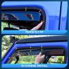Nilight in-Channel Window Visors for Honda Pilot 2016-2022, Not Fit for Touring/Elite/Black Edition, Side Window Deflectors Rain Guards for Cars, Sleek Low Profile Design, Light Smoky Blue, 4PCS(Honda Pilot 2016-2022)