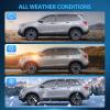 Nilight in-Channel Window Visors for Honda Pilot 2016-2022, Not Fit for Touring/Elite/Black Edition, Side Window Deflectors Rain Guards for Cars, Sleek Low Profile Design, Light Smoky Blue, 4PCS(Honda Pilot 2016-2022)