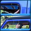 Nilight in-Channel Window Visors for Honda Pilot 2016-2022, Not Fit for Touring/Elite/Black Edition, Side Window Deflectors Rain Guards for Cars, Sleek Low Profile Design, Light Smoky Blue, 4PCS(Honda Ridgeline 2017-2026)