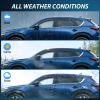 Nilight in-Channel Window Visors for Honda Pilot 2016-2022, Not Fit for Touring/Elite/Black Edition, Side Window Deflectors Rain Guards for Cars, Sleek Low Profile Design, Light Smoky Blue, 4PCS(Mazda CX-5 2017-2025)