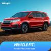 Nilight in-Channel Window Visors for Honda Pilot 2016-2022, Not Fit for Touring/Elite/Black Edition, Side Window Deflectors Rain Guards for Cars, Sleek Low Profile Design, Light Smoky Blue, 4PCS(Honda Pilot 2016-2022)