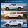 Nilight in-Channel Window Visors for Honda Pilot 2016-2022, Not Fit for Touring/Elite/Black Edition, Side Window Deflectors Rain Guards for Cars, Sleek Low Profile Design, Light Smoky Blue, 4PCS(Honda Ridgeline 2017-2026)