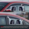 Nilight in-Channel Window Visors for Honda Pilot 2016-2022, Not Fit for Touring/Elite/Black Edition, Side Window Deflectors Rain Guards for Cars, Sleek Low Profile Design, Light Smoky Blue, 4PCS(Honda Civic Sedan 2016-2021)
