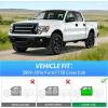 Nilight in-Channel Window Visors for Honda Pilot 2016-2022, Not Fit for Touring/Elite/Black Edition, Side Window Deflectors Rain Guards for Cars, Sleek Low Profile Design, Light Smoky Blue, 4PCS(Ford F150 2009-2014 Crew Cab)