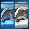 Nilight in-Channel Window Visors for Honda Pilot 2016-2022, Not Fit for Touring/Elite/Black Edition, Side Window Deflectors Rain Guards for Cars, Sleek Low Profile Design, Light Smoky Blue, 4PCS(Honda Pilot 2016-2022)