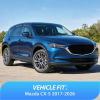 Nilight in-Channel Window Visors for Honda Pilot 2016-2022, Not Fit for Touring/Elite/Black Edition, Side Window Deflectors Rain Guards for Cars, Sleek Low Profile Design, Light Smoky Blue, 4PCS(Mazda CX-5 2017-2025)