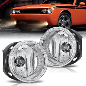 Nilight Bumper Fog Light Compatible with 2005 2006 2007 2008 2009 2010 Dodge Dakota Durango Jeep Commander Grand Cherokee Raider Chrysler Aspen 300 SRT8(05-09 Dodge&Chrysler/07-10 Patriot)