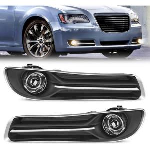 Nilight Bumper Fog Light Compatible with 2005 2006 2007 2008 2009 2010 Dodge Dakota Durango Jeep Commander Grand Cherokee Raider Chrysler Aspen 300 SRT8(2011-2014 Chrysler 300)