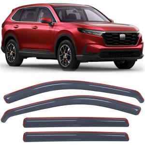 Nilight in-Channel Window Visors for Honda Pilot 2016-2022, Not Fit for Touring/Elite/Black Edition, Side Window Deflectors Rain Guards for Cars, Sleek Low Profile Design, Light Smoky Blue, 4PCS(Honda CRV 2023-2026)