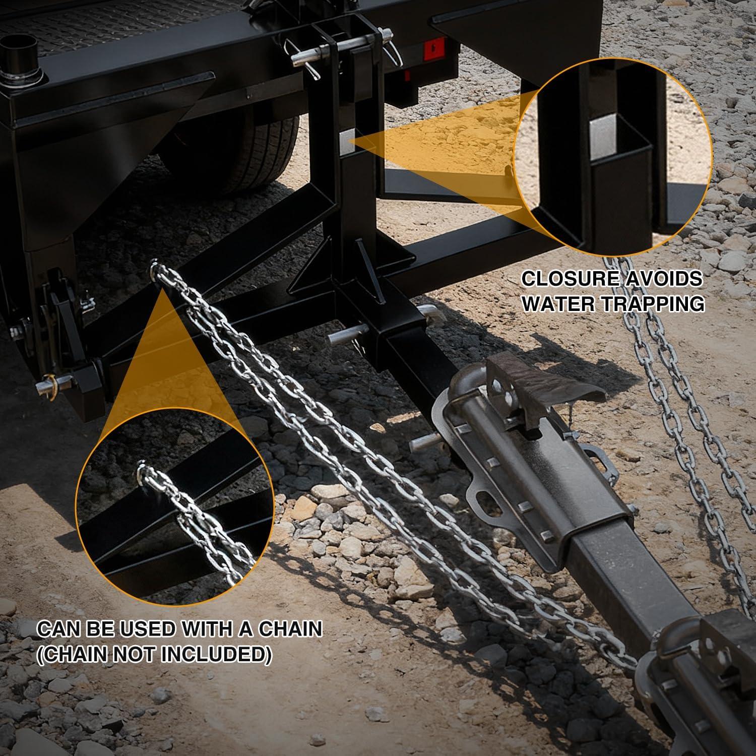 image:imageNilight 3 Point 2 Trailer Hitch Receiver for Category 1 Tractor Heavy Duty Quick Hitch Drawbar Adapter 3000LBS Capacity Compatible with Kubota BX John Deere Kioti Yanmar NorTrac Mahindra Ford Cat3 Point 2 Trailer Hitch Receiver 2617