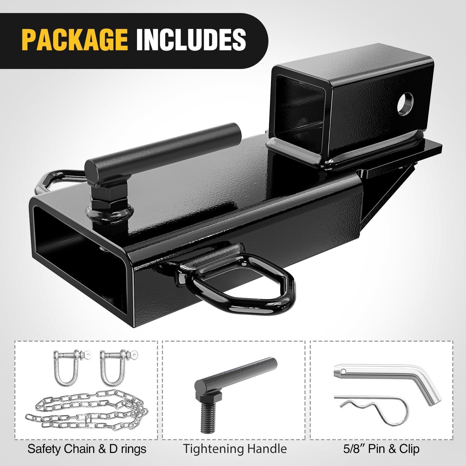 image:imageNilight Heavy Duty Trailer Shackle Kit for Double Eye Springs Fits 35K52K Axles DualStage AntiRust Coated Complete Installation Hardware Included Durable Suspension Repair Parts BlackForklift Trailer Hitch Black 43in Width