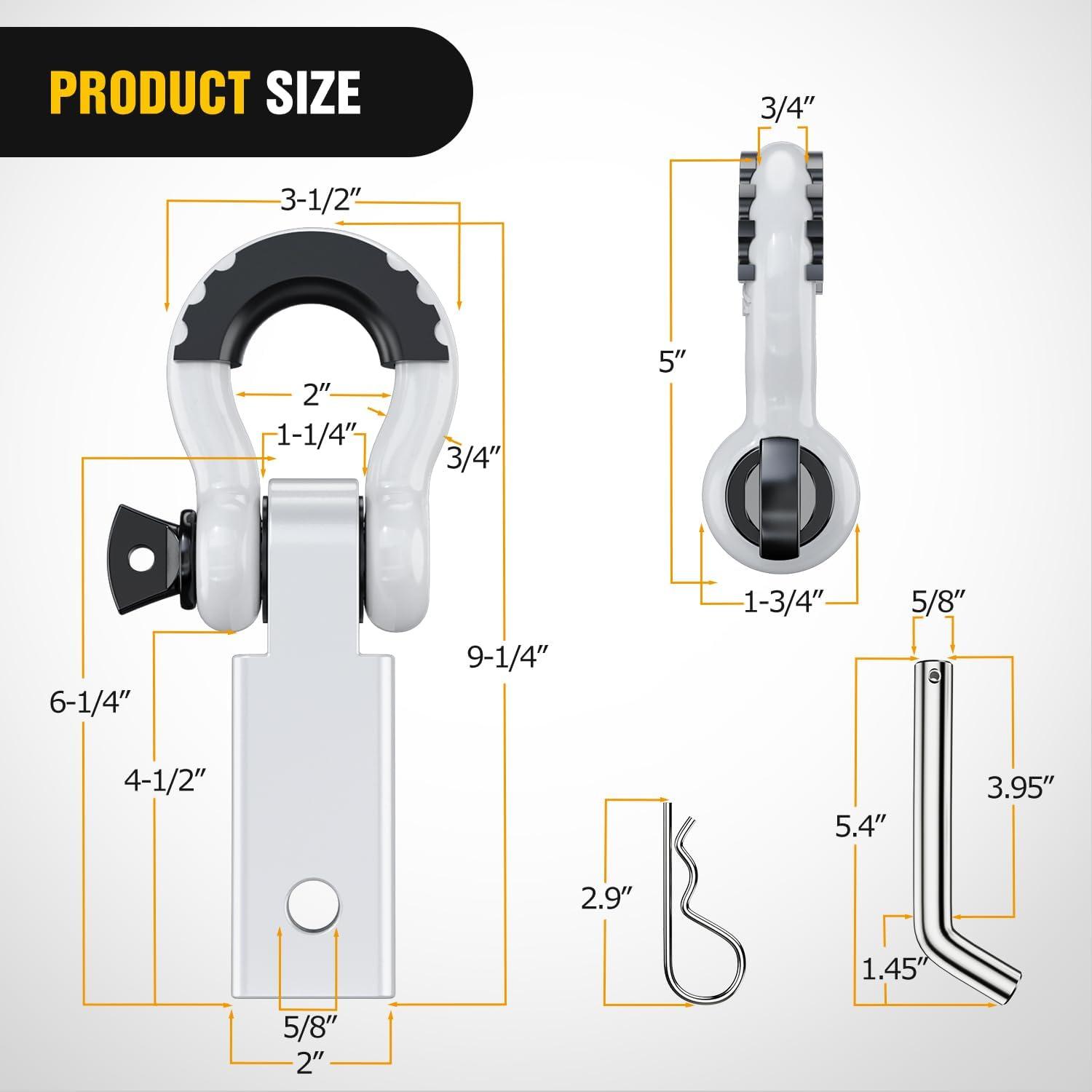 image:imageNilight Heavy Duty Trailer Shackle Kit for Double Eye Springs Fits 35K52K Axles DualStage AntiRust Coated Complete Installation Hardware Included Durable Suspension Repair Parts BlackWhite