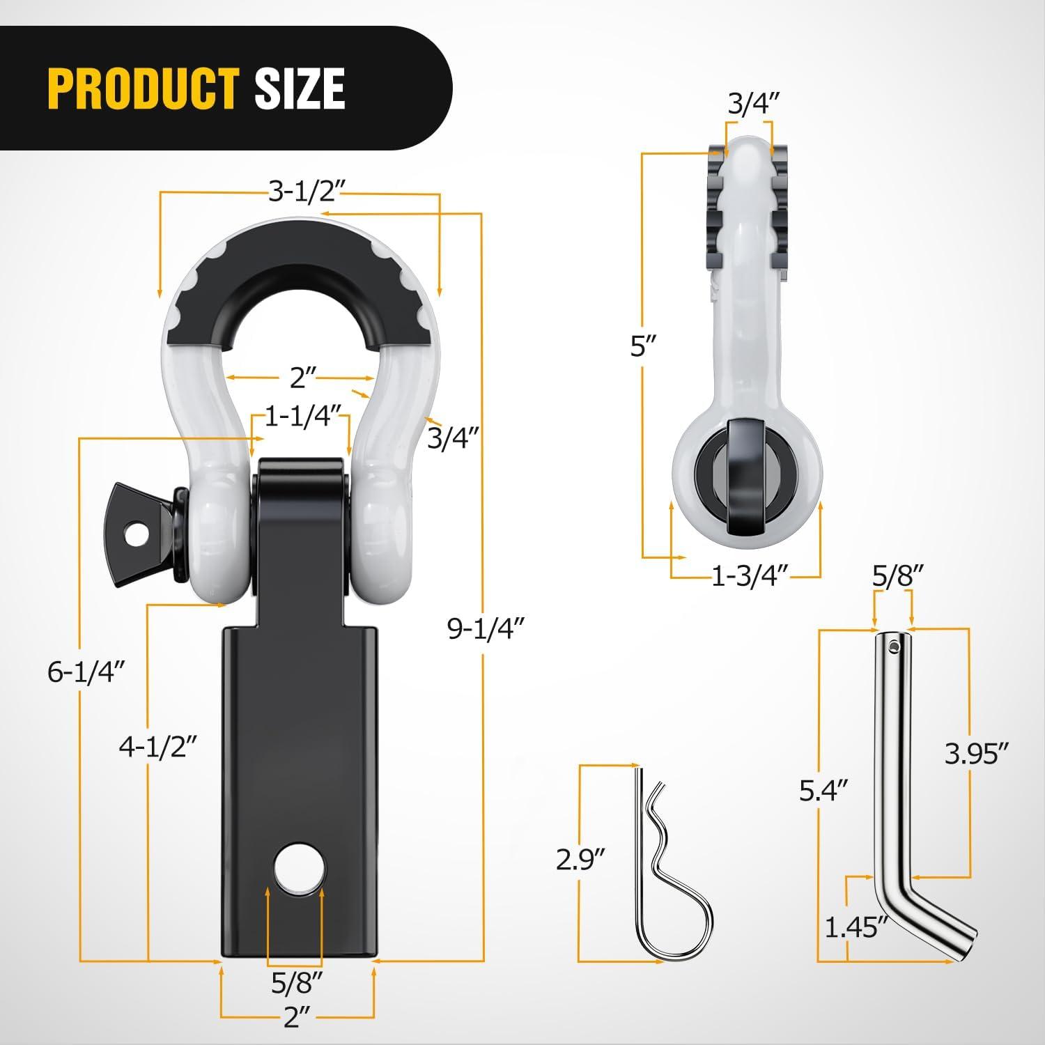 image:imageNilight Heavy Duty Trailer Shackle Kit for Double Eye Springs Fits 35K52K Axles DualStage AntiRust Coated Complete Installation Hardware Included Durable Suspension Repair Parts BlackBlackWhite