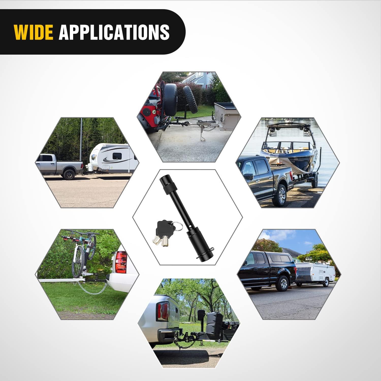 image:imageNilight Heavy Duty Trailer Shackle Kit for Double Eye Springs Fits 35K52K Axles DualStage AntiRust Coated Complete Installation Hardware Included Durable Suspension Repair Parts BlackHitch Lock Pin