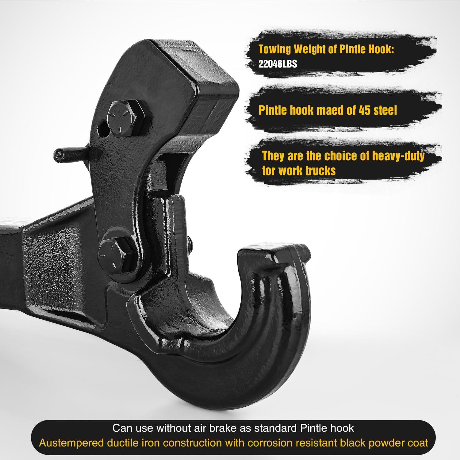 image:imageNilight Heavy Duty Trailer Shackle Kit for Double Eye Springs Fits 35K52K Axles DualStage AntiRust Coated Complete Installation Hardware Included Durable Suspension Repair Parts BlackPintle Hitch