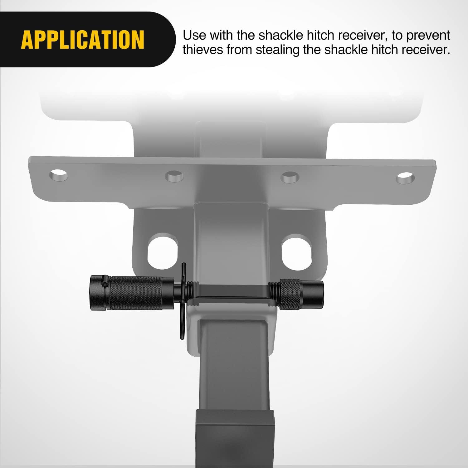 image:imageNilight Heavy Duty Trailer Shackle Kit for Double Eye Springs Fits 35K52K Axles DualStage AntiRust Coated Complete Installation Hardware Included Durable Suspension Repair Parts BlackHitch Lock Pin