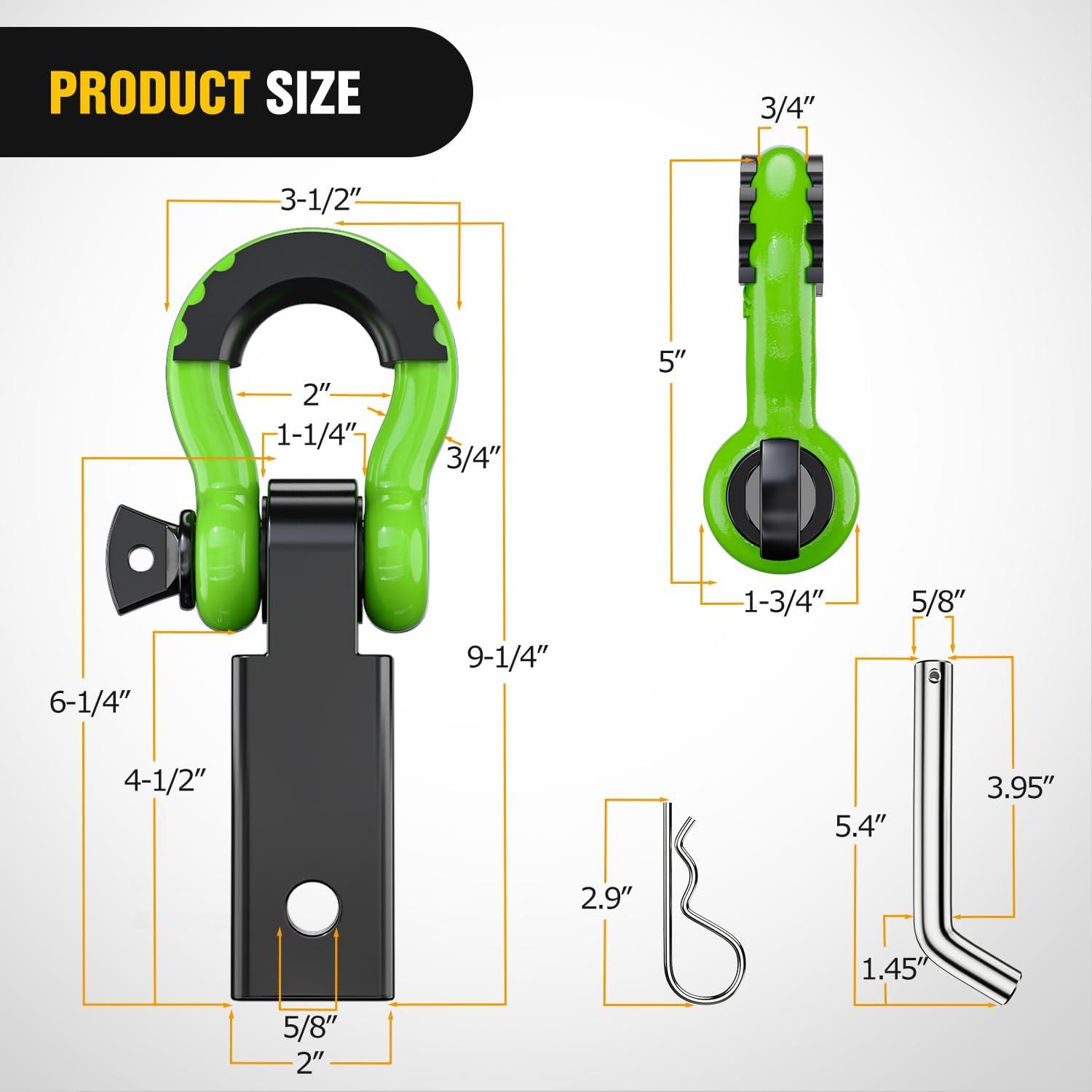 image:imageNilight Heavy Duty Trailer Shackle Kit for Double Eye Springs Fits 35K52K Axles DualStage AntiRust Coated Complete Installation Hardware Included Durable Suspension Repair Parts BlackBlackGreen
