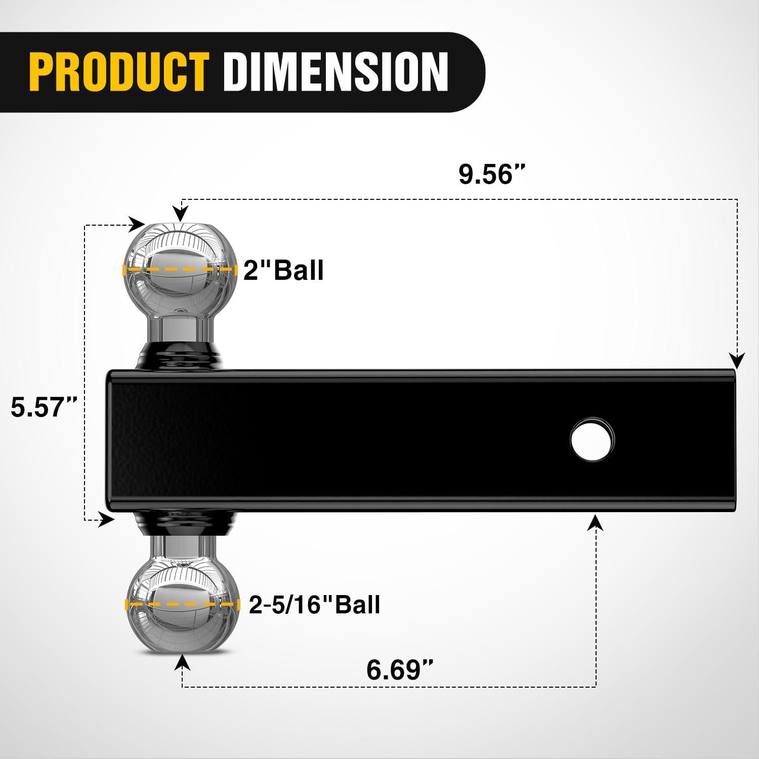 image:imageNilight Heavy Duty Trailer Shackle Kit for Double Eye Springs Fits 35K52K Axles DualStage AntiRust Coated Complete Installation Hardware Included Durable Suspension Repair Parts Black212 hitch 2ball