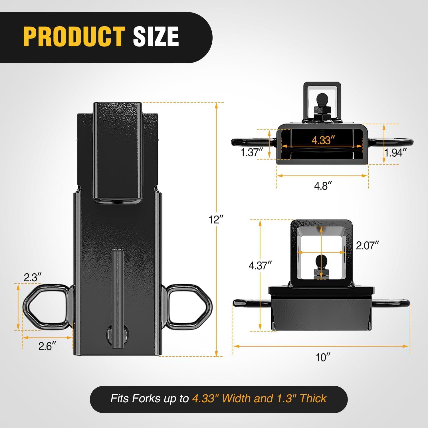 image:imageNilight Heavy Duty Trailer Shackle Kit for Double Eye Springs Fits 35K52K Axles DualStage AntiRust Coated Complete Installation Hardware Included Durable Suspension Repair Parts BlackForklift Trailer Hitch Black 43in Width