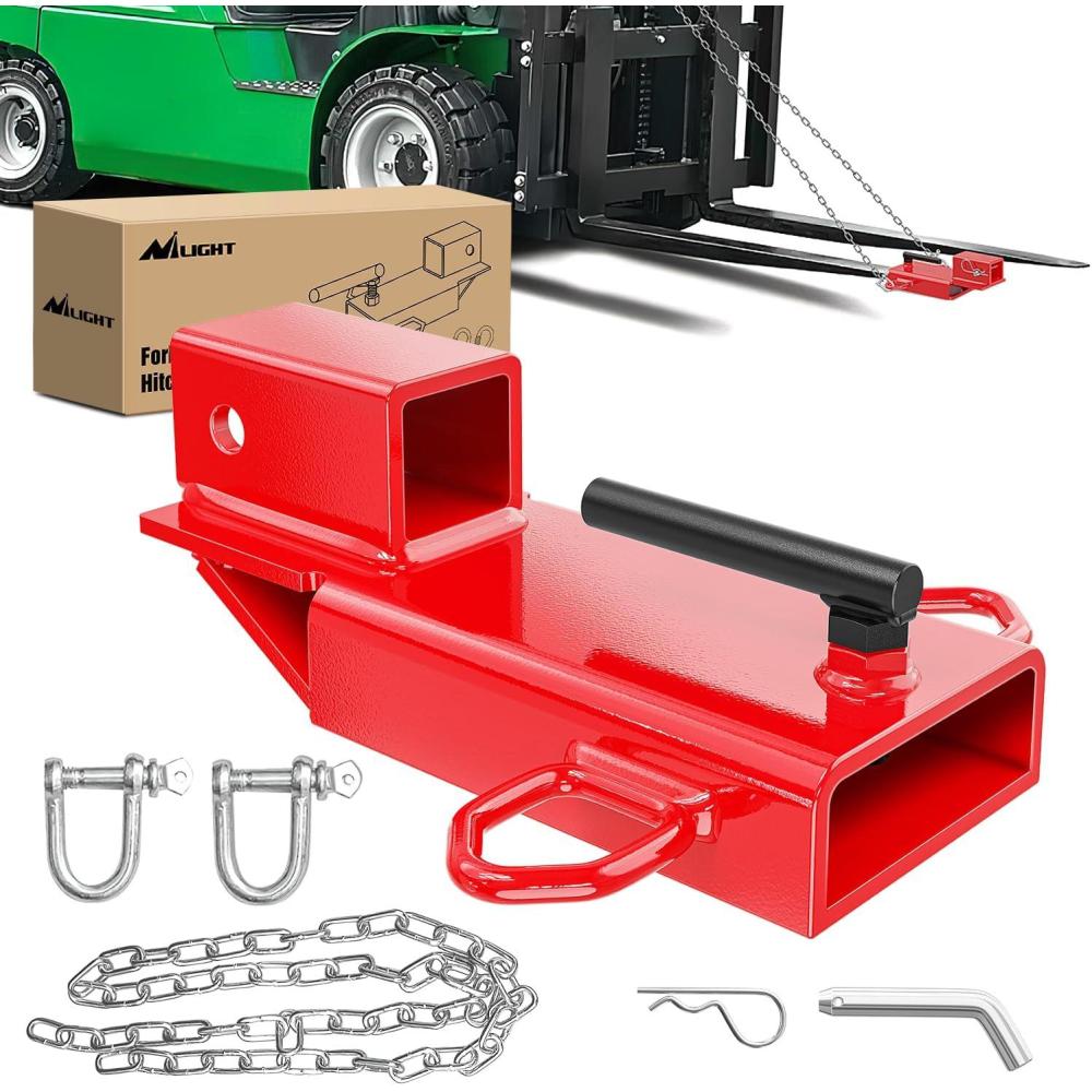 image:imageNilight Heavy Duty Trailer Shackle Kit for Double Eye Springs Fits 35K52K Axles DualStage AntiRust Coated Complete Installation Hardware Included Durable Suspension Repair Parts BlackForklift Trailer Hitch Red 43in Width