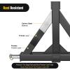 Nilight 3 Point 2″ Trailer Hitch Receiver for Category 1 Tractor Heavy Duty Quick Hitch Drawbar Adapter 3000LBS Capacity Compatible with Kubota BX John Deere Kioti Yanmar NorTrac Mahindra Ford Cat(2″ Trailer Hitch Receiver Black)