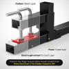 Nilight 3 Point 2″ Trailer Hitch Receiver for Category 1 Tractor Heavy Duty Quick Hitch Drawbar Adapter 3000LBS Capacity Compatible with Kubota BX John Deere Kioti Yanmar NorTrac Mahindra Ford Cat(43″ Pallet Forks w/ Stabiliser Bar)