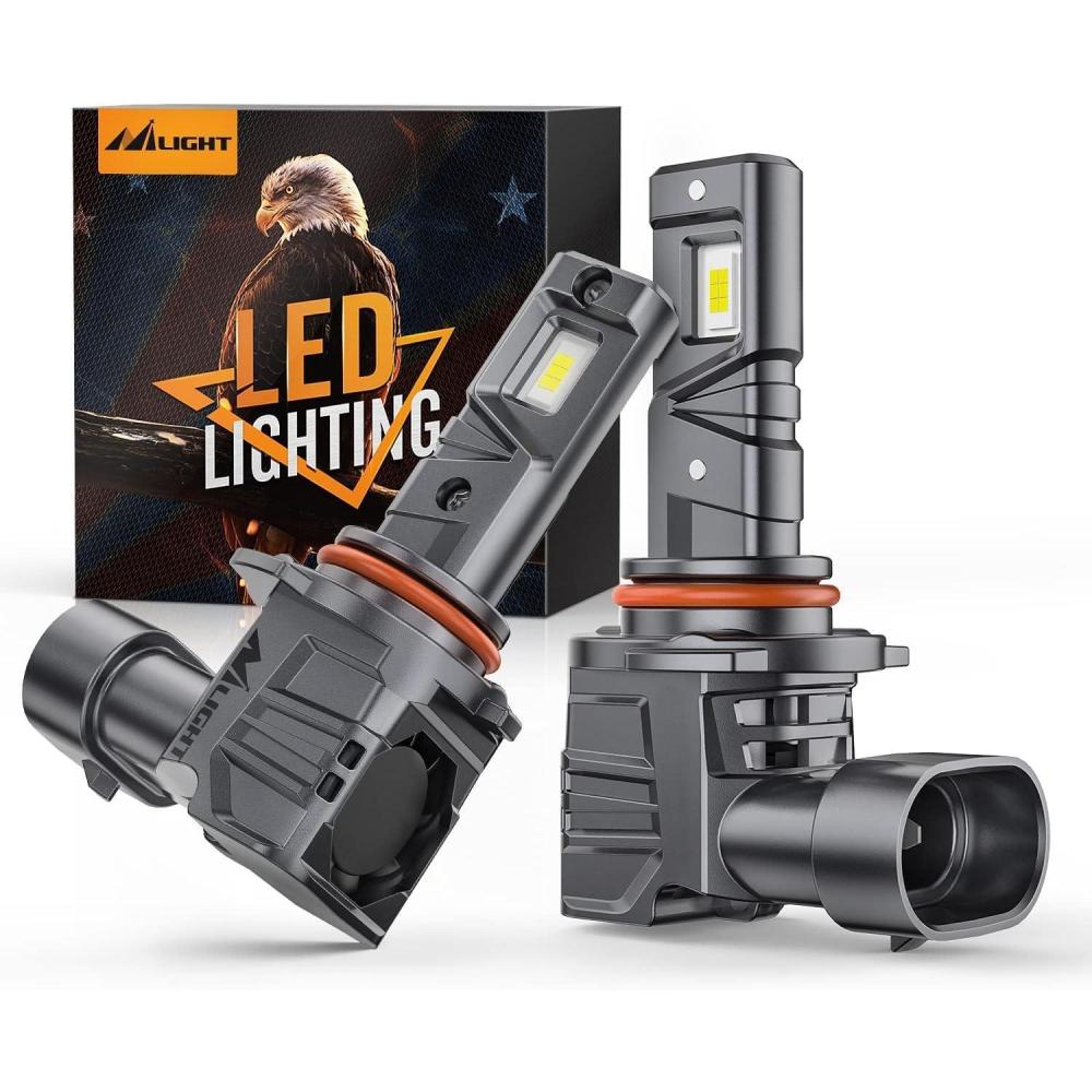 image:imageNilight 9005HB3 LED Bulbs 400 Brighter Halogen Headlamp Upgrade Replacement6500k Cool White Pack of 2White