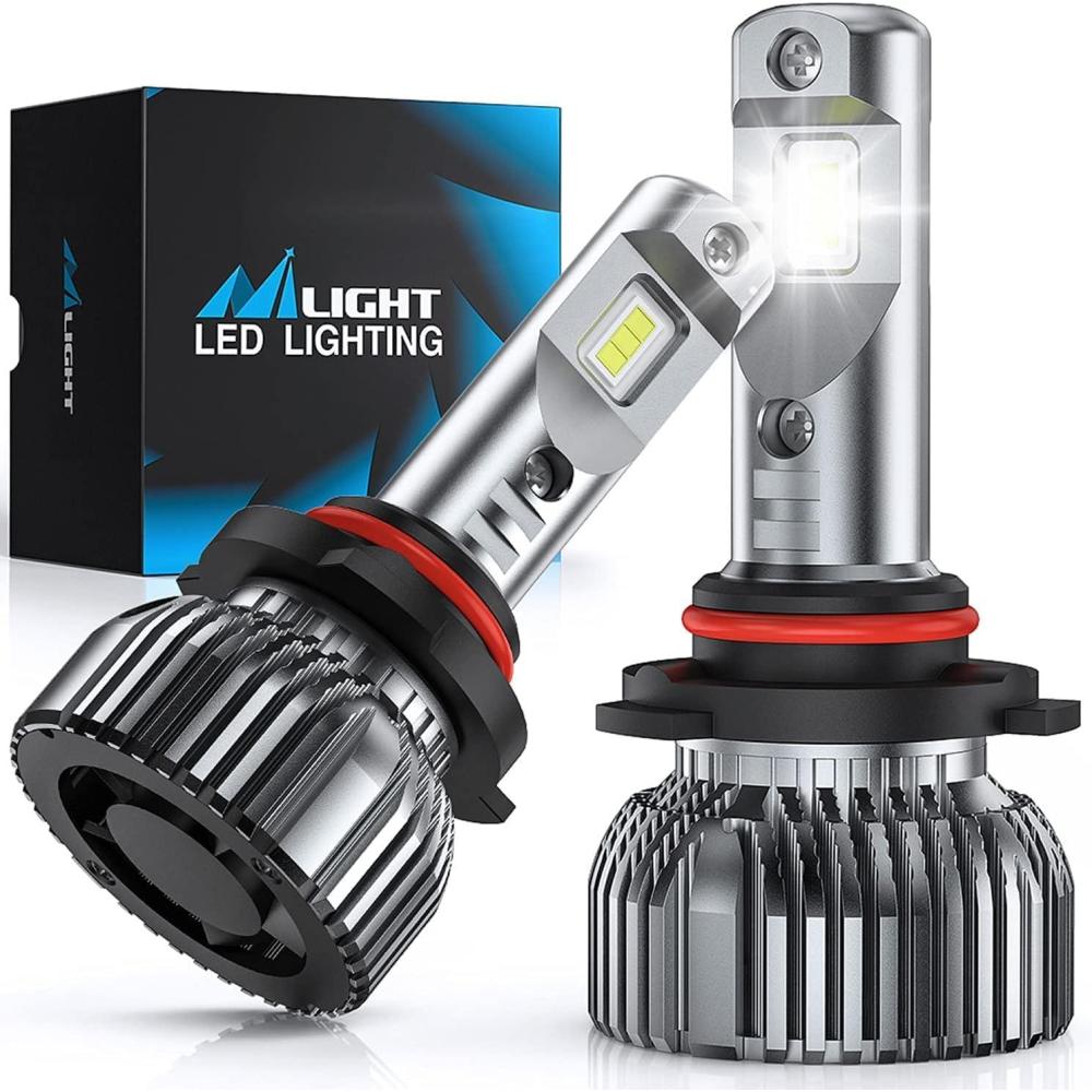 image:imageNilight H139008 Bulbs 350 Brighter LED High and Low Beam Bulb 6000K Cool White Super Bright 2Pack9006HB4