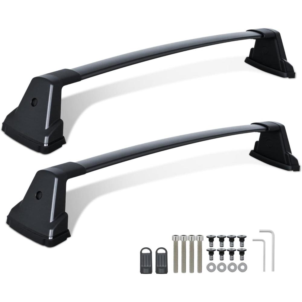 image:imageNilight Roof Rack Cross Bars Fit for Chevrolet Chevy Tahoe Suburban GMC Yukon Cadillac Escalade 20152021 Adjustable Aluminum Less Wind Noise Car Crossbars for Cargo Carrier Luggage Box Kayak TentKia Soul 20202022