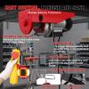 Nilight 1760LBS Electric Hoist 110V Electric Hoist Winch with Wireless Remote Control, Single/Double Slings 39FT Lifting Height Material Handling Tool for Garage Warehouses Factory Attic Ceiling Crane(440LBS Wired Remote)