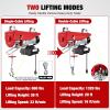 Nilight 1760LBS Electric Hoist 110V Electric Hoist Winch with Wireless Remote Control, Single/Double Slings 39FT Lifting Height Material Handling Tool for Garage Warehouses Factory Attic Ceiling Crane(1320LBS Wireless Remote)