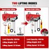 Nilight 1760LBS Electric Hoist 110V Electric Hoist Winch with Wireless Remote Control, Single/Double Slings 39FT Lifting Height Material Handling Tool for Garage Warehouses Factory Attic Ceiling Crane(440LBS Wired Remote)