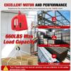 Nilight 3-in-1 Electric Hoist Winch, 1100LBS 1500W Portable Power Winch Crane with Manual Wired Wireless Remote Control, 110V Electric Hoist 25FT Lifting Height for Garage Warehouses Factories, Orange(660LBS 3-in-1 Red)