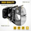 Nilight Heavy Duty Pintle Hitch Lunette Ring Tow Eye,3″ ID, 26,455 lbs（12T） Capacity,Black Powdercoat,Trailers and Towing Accessories(20-Ton Capacity)