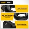 Nilight Heavy Duty Pintle Hitch Lunette Ring Tow Eye,3″ ID, 26,455 lbs（12T） Capacity,Black Powdercoat,Trailers and Towing Accessories(3″ ID 12-Ton Tow Eye)