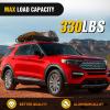 Nilight Roof Rack Cross Bars Fit for Chevrolet Chevy Tahoe Suburban GMC Yukon Cadillac Escalade 2015-2021, Adjustable Aluminum Less Wind Noise Car Crossbars for Cargo Carrier Luggage Box Kayak Tent(Ford Explorer 2020-2022)