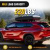 Nilight Roof Rack Cross Bars Fit for Chevrolet Chevy Tahoe Suburban GMC Yukon Cadillac Escalade 2015-2021, Adjustable Aluminum Less Wind Noise Car Crossbars for Cargo Carrier Luggage Box Kayak Tent(Toyota Highlander 2020-2025)