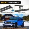 Nilight Roof Rack Cross Bars Fit for Chevrolet Chevy Tahoe Suburban GMC Yukon Cadillac Escalade 2015-2021, Adjustable Aluminum Less Wind Noise Car Crossbars for Cargo Carrier Luggage Box Kayak Tent(Jeep Wrangler JK JL 4XE JT 2007-2025 300LBS)