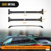 Nilight Roof Rack Cross Bars Fit for Chevrolet Chevy Tahoe Suburban GMC Yukon Cadillac Escalade 2015-2021, Adjustable Aluminum Less Wind Noise Car Crossbars for Cargo Carrier Luggage Box Kayak Tent(Toyota Highlander 2020-2025)