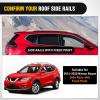Nilight Roof Rack Cross Bars Fit for Chevrolet Chevy Tahoe Suburban GMC Yukon Cadillac Escalade 2015-2021, Adjustable Aluminum Less Wind Noise Car Crossbars for Cargo Carrier Luggage Box Kayak Tent(Nissan Rogue 2014-2020)