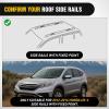 Nilight Roof Rack Cross Bars Fit for Chevrolet Chevy Tahoe Suburban GMC Yukon Cadillac Escalade 2015-2021, Adjustable Aluminum Less Wind Noise Car Crossbars for Cargo Carrier Luggage Box Kayak Tent(Honda CR-V 2012-2016)