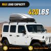 Nilight Roof Rack Cross Bars Fit for Chevrolet Chevy Tahoe Suburban GMC Yukon Cadillac Escalade 2015-2021, Adjustable Aluminum Less Wind Noise Car Crossbars for Cargo Carrier Luggage Box Kayak Tent(Jeep Wrangler JK JL 4XE JT 2007-2025 420LBS)