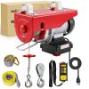 Nilight 1760LBS Electric Hoist 110V Electric Hoist Winch with Wireless Remote Control, Single/Double Slings 39FT Lifting Height Material Handling Tool for Garage Warehouses Factory Attic Ceiling Crane(1320LBS Wireless Remote)