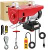 Nilight 1760LBS Electric Hoist 110V Electric Hoist Winch with Wireless Remote Control, Single/Double Slings 39FT Lifting Height Material Handling Tool for Garage Warehouses Factory Attic Ceiling Crane(440LBS Wireless & Wired Remote)