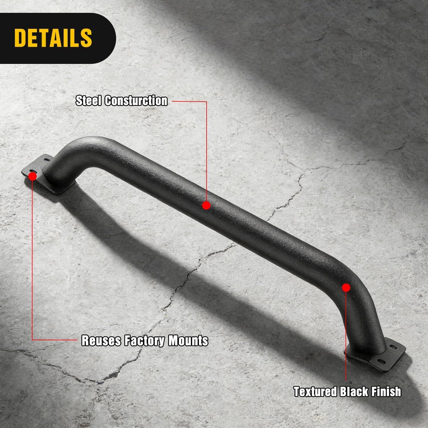 image:imageNilight Front Brush Guard Compatible with 20182025 Jeep Wrangler JL 20192025 Gladiator JT Steel Bar Grille Guard Fits Factory Rubicon Steel Bumper312 inch Height to Clear Winch