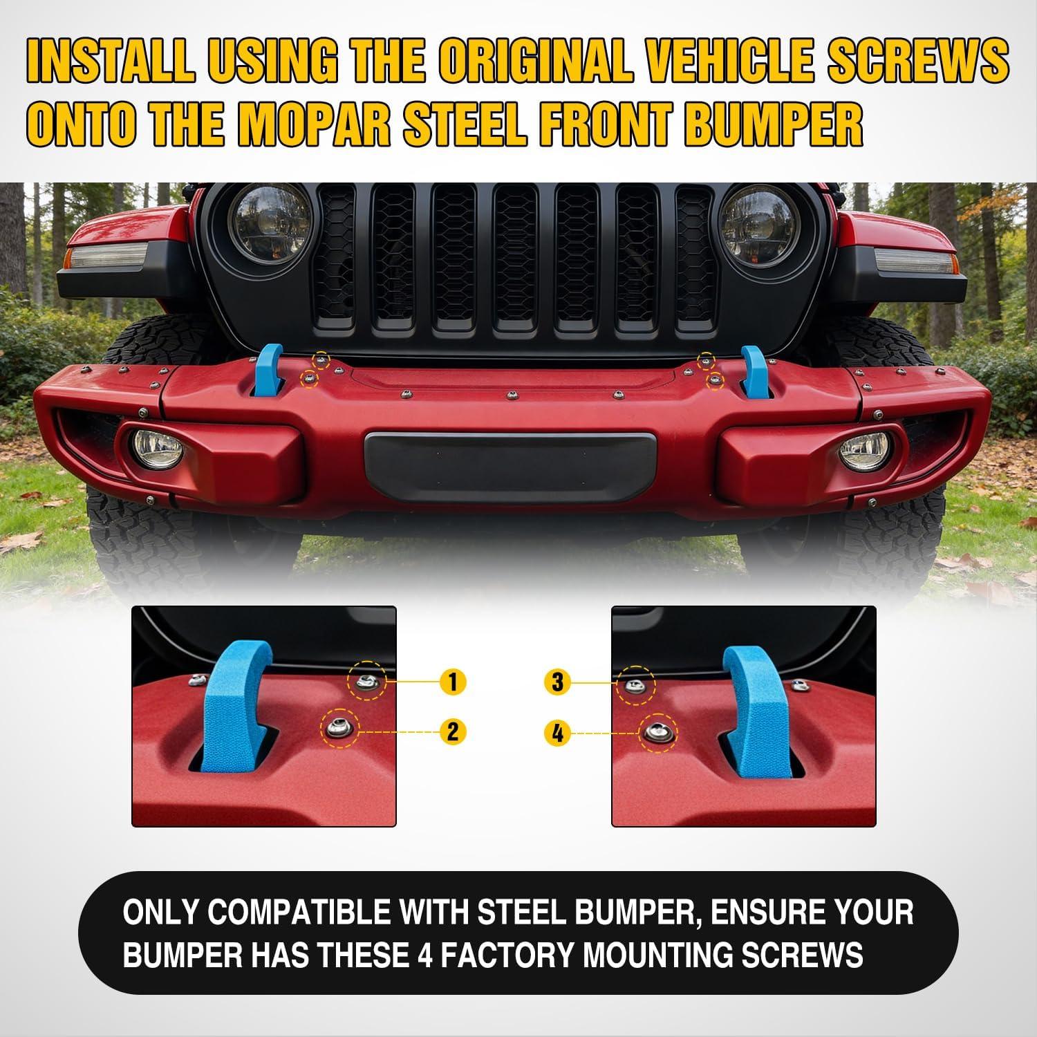 image:imageNilight Front Brush Guard Compatible with 20182025 Jeep Wrangler JL 20192025 Gladiator JT Steel Bar Grille Guard Fits Factory Rubicon Steel Bumper312 inch Height to Clear Winch