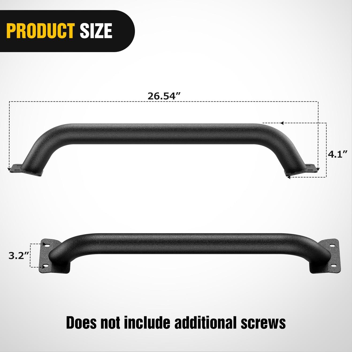 image:imageNilight Front Brush Guard Compatible with 20182025 Jeep Wrangler JL 20192025 Gladiator JT Steel Bar Grille Guard Fits Factory Rubicon Steel Bumper312 inch Height to Clear Winch