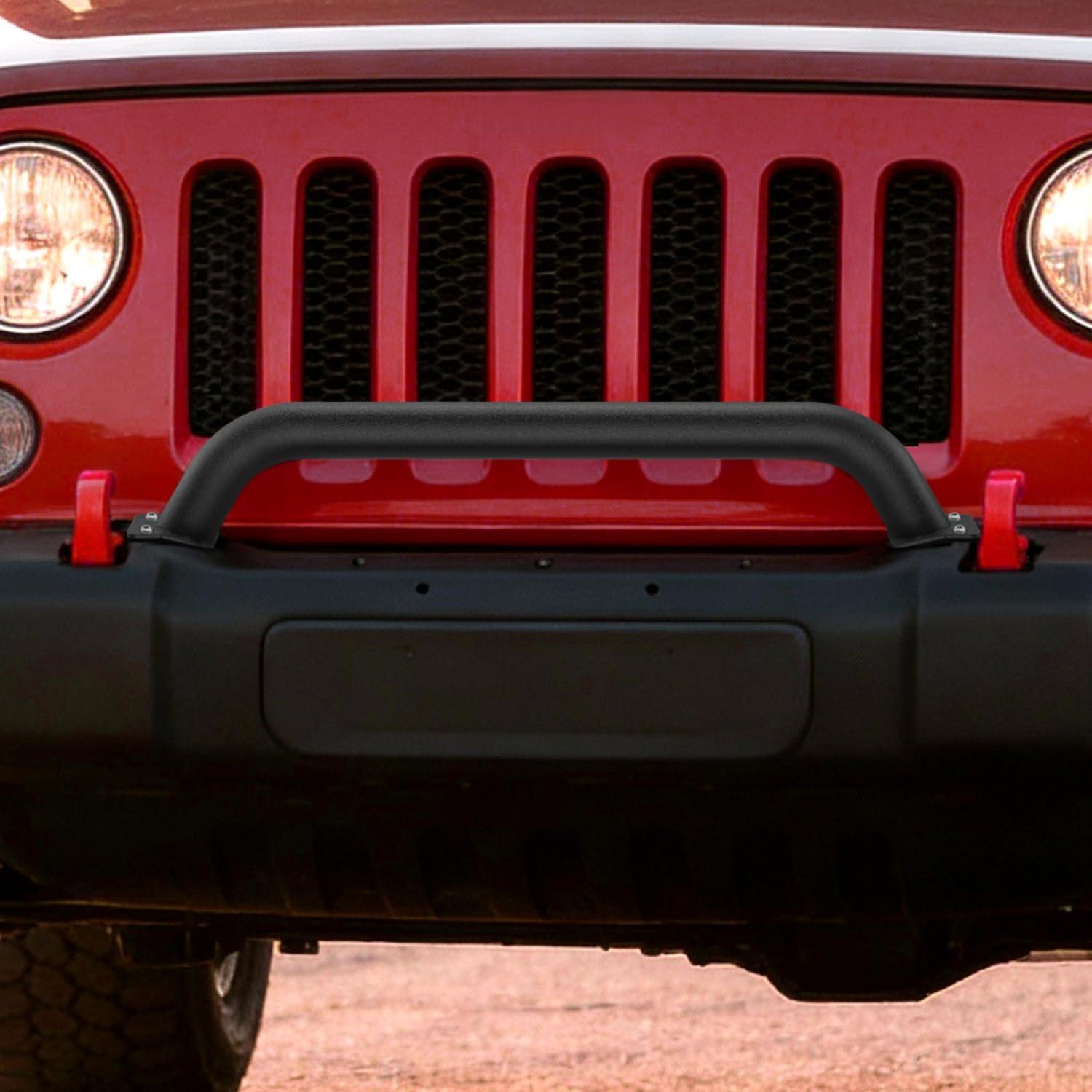 image:imageNilight Front Brush Guard Compatible with 20182025 Jeep Wrangler JL 20192025 Gladiator JT Steel Bar Grille Guard Fits Factory Rubicon Steel Bumper312 inch Height to Clear Winch
